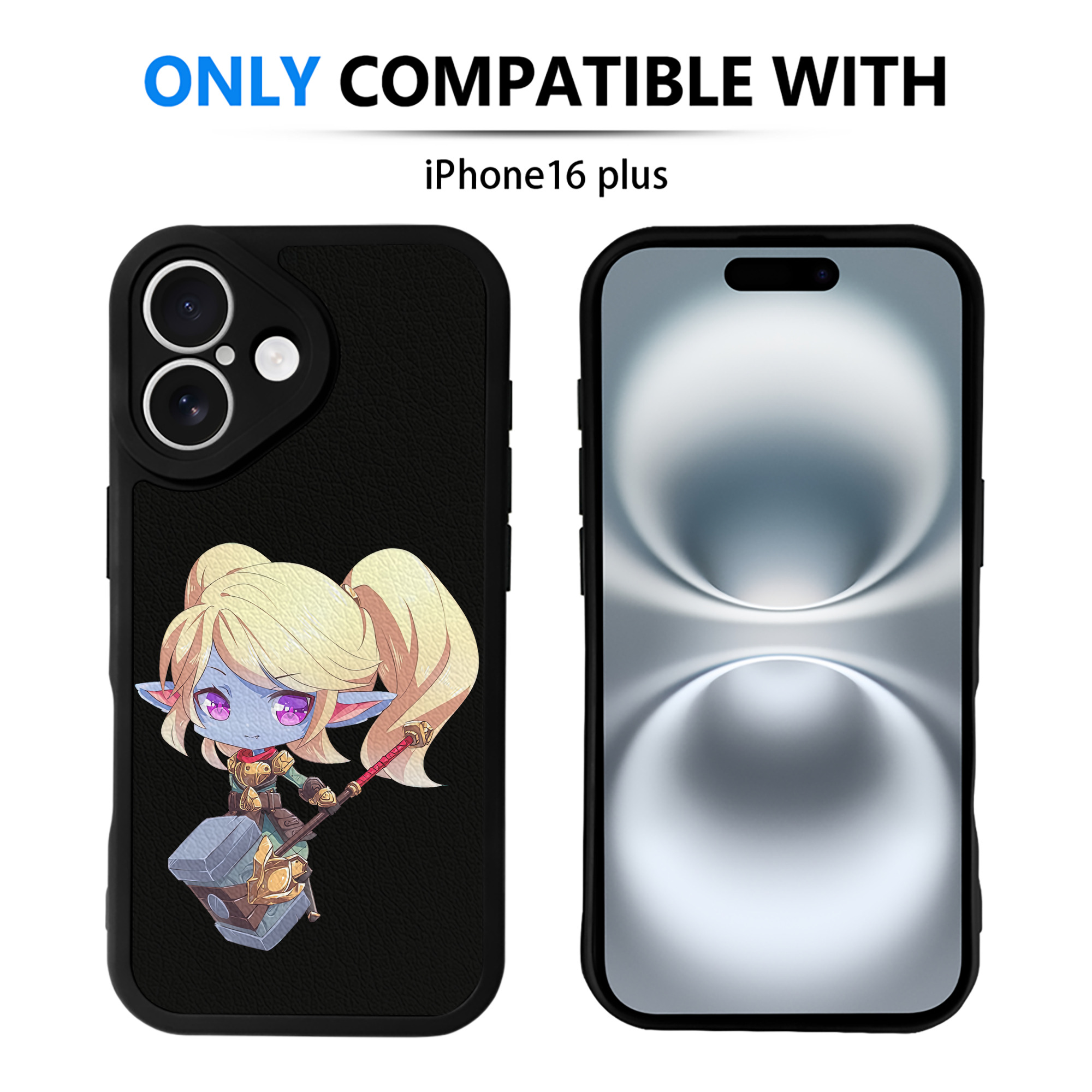 リーグ・オブ・レジェンド League of Legends LOL 【iPhone 16シリーズ対応】シリコンスマホケース（レザー調） 材質：シリコン